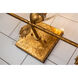 Fun Finial 3 Light 22 inch Gold Leaf with Antique Vanity Light Wall Light